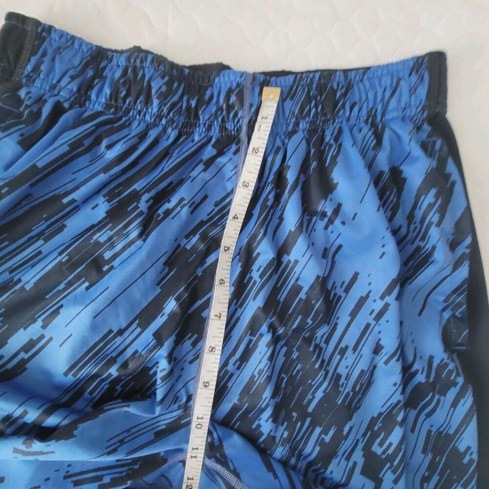 Nike Dri-Fit Activewear Shorts Mens Size S Small Blue Black Pockets - Picture 3 of 9